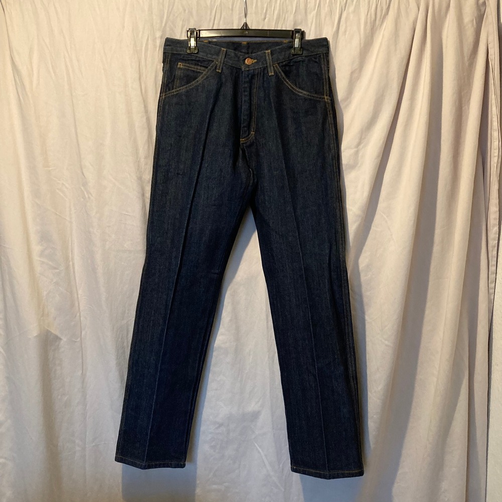 Roundhouse Cowboy Original Fit Jeans Mens 32x32 Indigo Blue Made in USA Denim